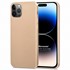 Microsonic Matte Silicone Apple iPhone 14 Pro Kılıf Gold 1