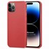 Microsonic Matte Silicone Apple iPhone 14 Pro Kılıf Kırmızı 1