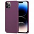 Microsonic Matte Silicone Apple iPhone 14 Pro Kılıf Mor 1