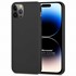 Microsonic Matte Silicone Apple iPhone 14 Pro Kılıf Siyah 1