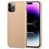 Microsonic Matte Silicone Apple iPhone 14 Pro Max Kılıf Gold 1