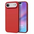Microsonic Matte Silicone Apple iPhone 17 Air Kılıf Kırmızı 1