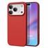 Microsonic Matte Silicone Apple iPhone 17 Pro Max Kılıf Kırmızı 1