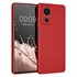 Microsonic Matte Silicone General Mobile GM 23 SE Kılıf Kırmızı 1