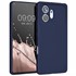 Microsonic Matte Silicone Honor 600 5G Kılıf Lacivert 1