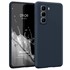 Microsonic Matte Silicone Infinix Hot 50 Pro Plus Kılıf Lacivert 1