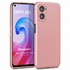 Microsonic Matte Silicone Oppo A96 4G Kılıf Rose Gold 1