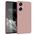 Microsonic Matte Silicone Realme C55 Kılıf Rose Gold 1