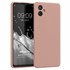 Microsonic Matte Silicone Samsung Galaxy A04e Kılıf Rose Gold 1