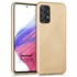 Microsonic Matte Silicone Samsung Galaxy A53 5G Kılıf Gold 1