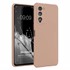 Microsonic Matte Silicone TECNO Camon 18P Kılıf Rose Gold 1