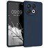 Microsonic Matte Silicone TECNO Spark 30 Pro Kılıf Lacivert 1
