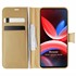 Microsonic Omix X6 Kılıf Delux Leather Wallet Gold 1