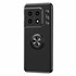Microsonic OnePlus 10 Pro Kılıf Kickstand Ring Holder Siyah 2