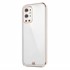 Microsonic OnePlus 9 Pro Kılıf Laser Plated Soft Beyaz 2