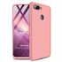 Microsonic Oppo A12 Kılıf Double Dip 360 Protective Rose Gold 1