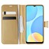 Microsonic Oppo A15 Kılıf Delux Leather Wallet Gold 1