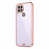 Microsonic Oppo A15 Kılıf Laser Plated Soft Pembe 2