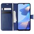 Microsonic Oppo A16 Kılıf Delux Leather Wallet Lacivert 1