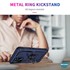 Microsonic Oppo A16 Kılıf Military Ring Holder Rose Gold 4