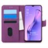 Microsonic Oppo A31 Kılıf Fabric Book Wallet Mor 1