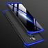 Microsonic Oppo A5 2020 Kılıf Double Dip 360 Protective Siyah Mavi 5