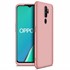 Microsonic Oppo A5 2020 Kılıf Double Dip 360 Protective Rose Gold 1