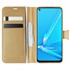 Microsonic Oppo A52 Kılıf Delux Leather Wallet Gold 1