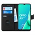 Microsonic Oppo A9 2020 Kılıf Fabric Book Wallet Siyah 1