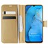 Microsonic Oppo A91 Kılıf Delux Leather Wallet Gold 1