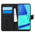 Microsonic Oppo A92 Kılıf Fabric Book Wallet Siyah 1