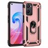 Microsonic Oppo A96 Kılıf Military Ring Holder Rose Gold 1