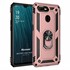 Microsonic Oppo AX7 Kılıf Military Ring Holder Rose Gold 1