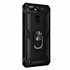 Microsonic Oppo AX7 Kılıf Military Ring Holder Siyah 2