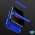 Microsonic Oppo Reno 4 Lite Kılıf Double Dip 360 Protective Siyah Mavi 3