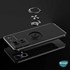 Microsonic Oppo Reno 7 4G Kılıf Kickstand Ring Holder Siyah Rose 6