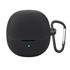 Microsonic QCY MeloBuds Pro Kılıf Askılı Mat Silikon Siyah 1