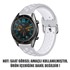 Microsonic Realme Watch S Pro Rainbow Sport Band Kordon Gri Beyaz 2