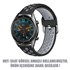 Microsonic Huawei Watch GT3 46mm Rainbow Sport Band Kordon Siyah Koyu Gri 2