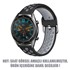 Microsonic Realme Watch S Pro Rainbow Sport Band Kordon Siyah Koyu Gri 2