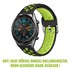 Microsonic Realme Watch S Pro Rainbow Sport Band Kordon Siyah Yeşil 2