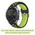 Microsonic Xiaomi Mi Watch Rainbow Sport Band Kordon Siyah Yeşil 2