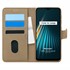 Microsonic Realme 5i Kılıf Fabric Book Wallet Gold 1