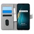 Microsonic Realme 5i Kılıf Fabric Book Wallet Gri 1