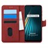 Microsonic Realme 5i Kılıf Fabric Book Wallet Kırmızı 1