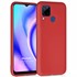 Microsonic Matte Silicone Realme C15 Kılıf Kırmızı 1