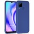 Microsonic Matte Silicone Realme C15 Kılıf Lacivert 1