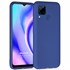 Microsonic Matte Silicone Realme C15 Kılıf Lacivert 1