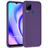 Microsonic Matte Silicone Realme C15 Kılıf Mor 1