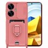 Microsonic Realme C55 Kılıf Multifunction Silicone Pembe 1